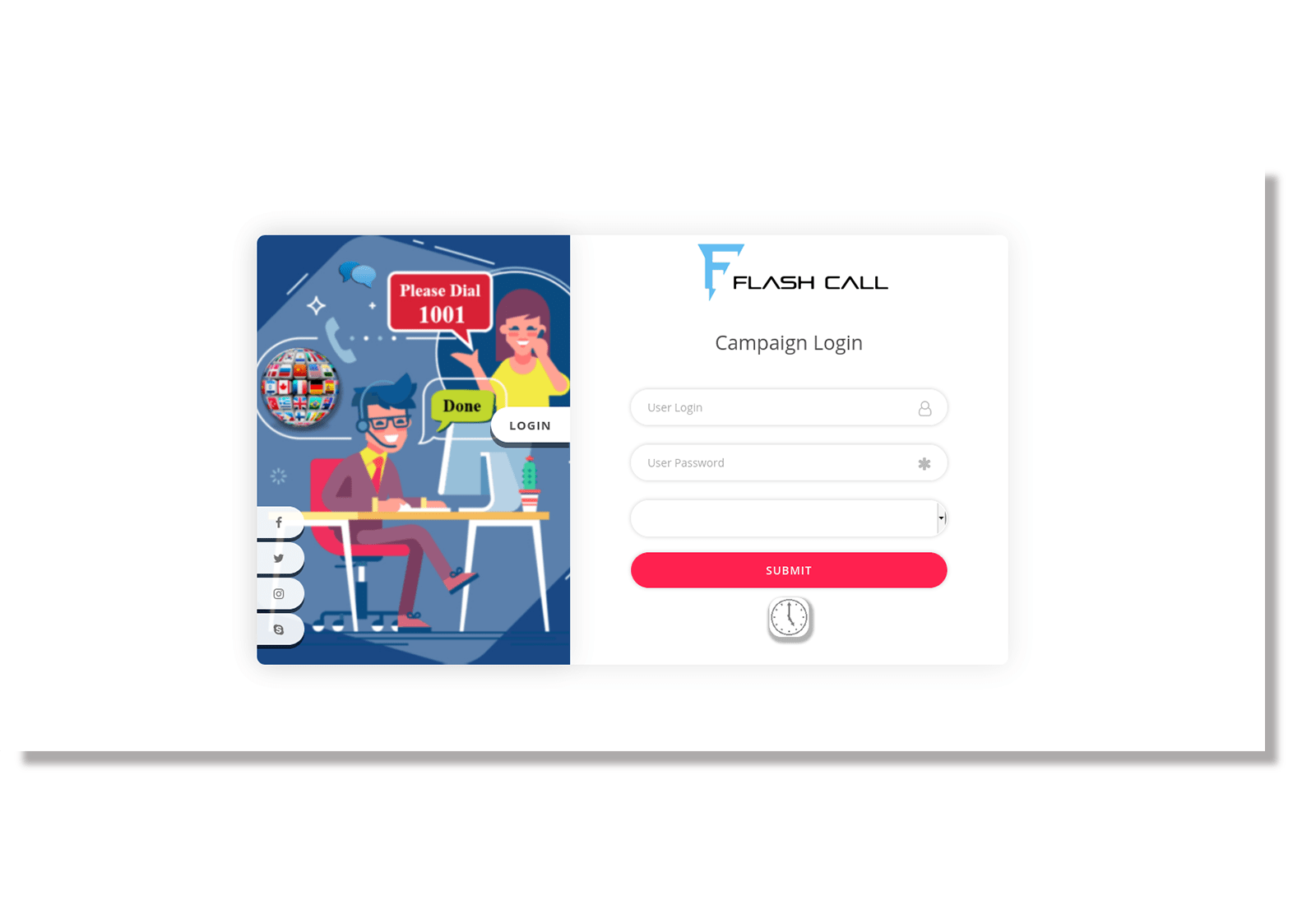 Agent-web-client-Campaign-Login