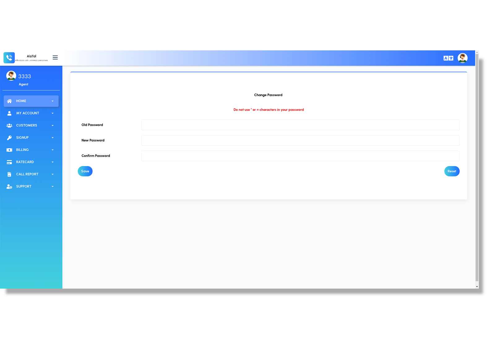 Change-login-details