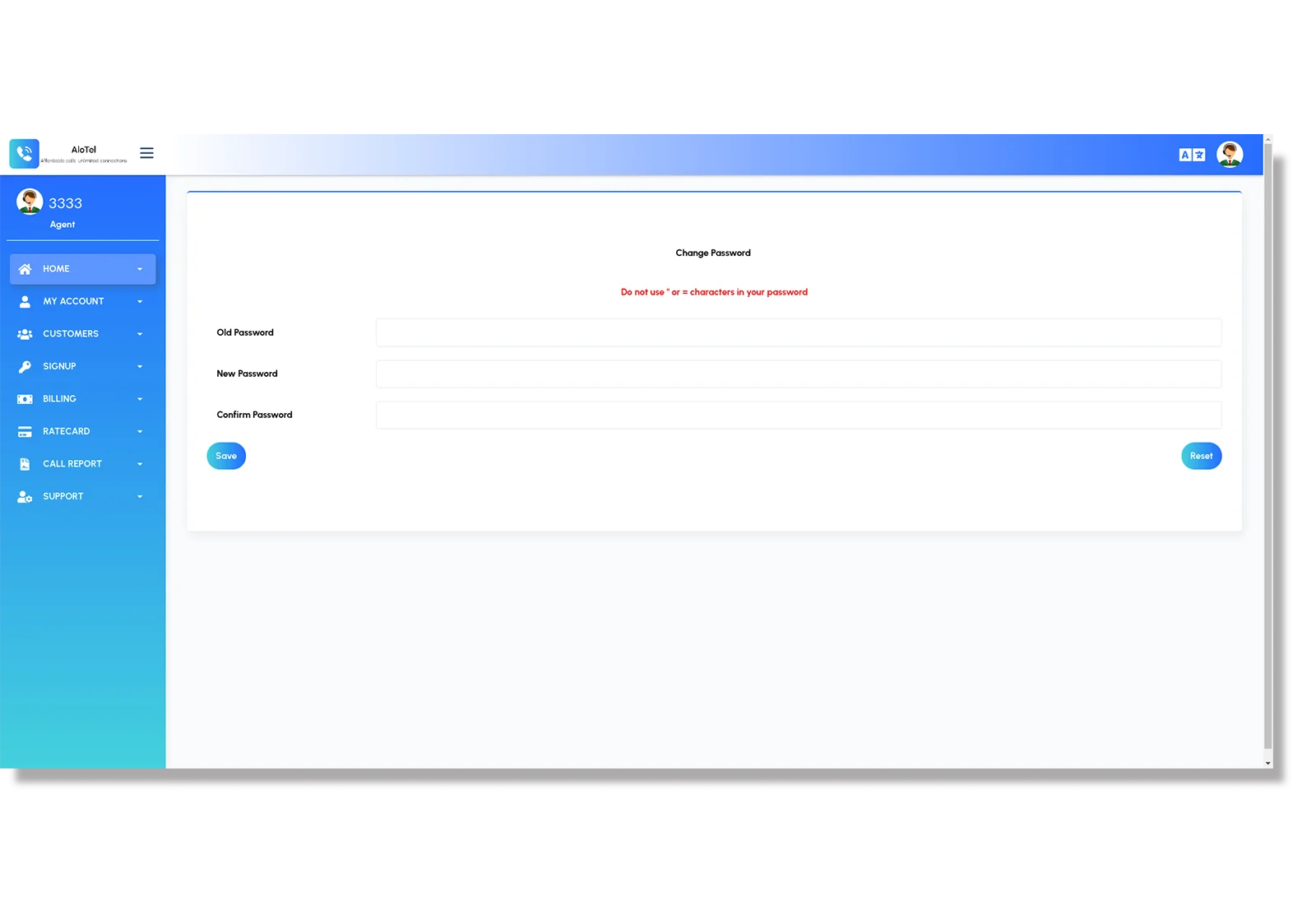 Change-login-details