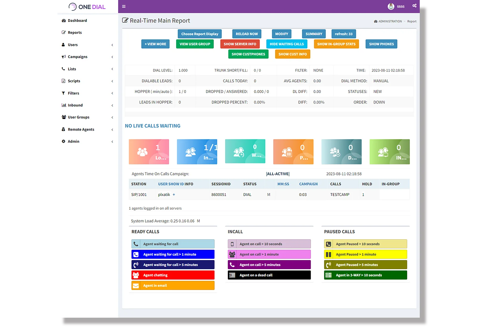 Dialer-Real-time-Report