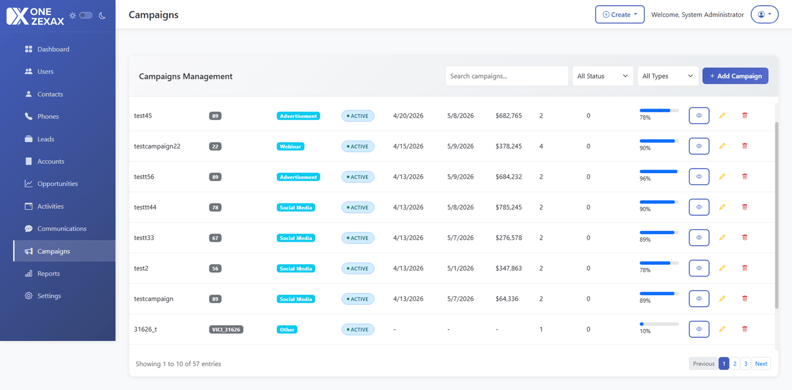Custom CRM Campaigns Management 3