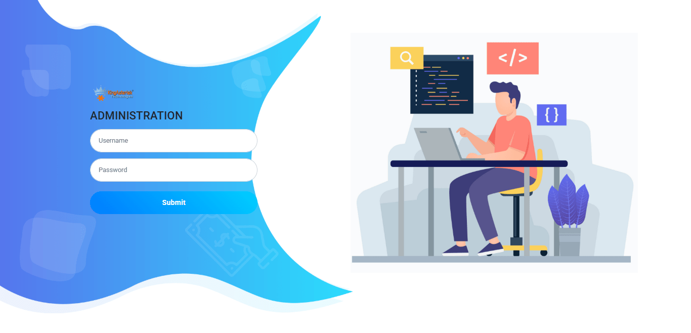 Admin Login page 1