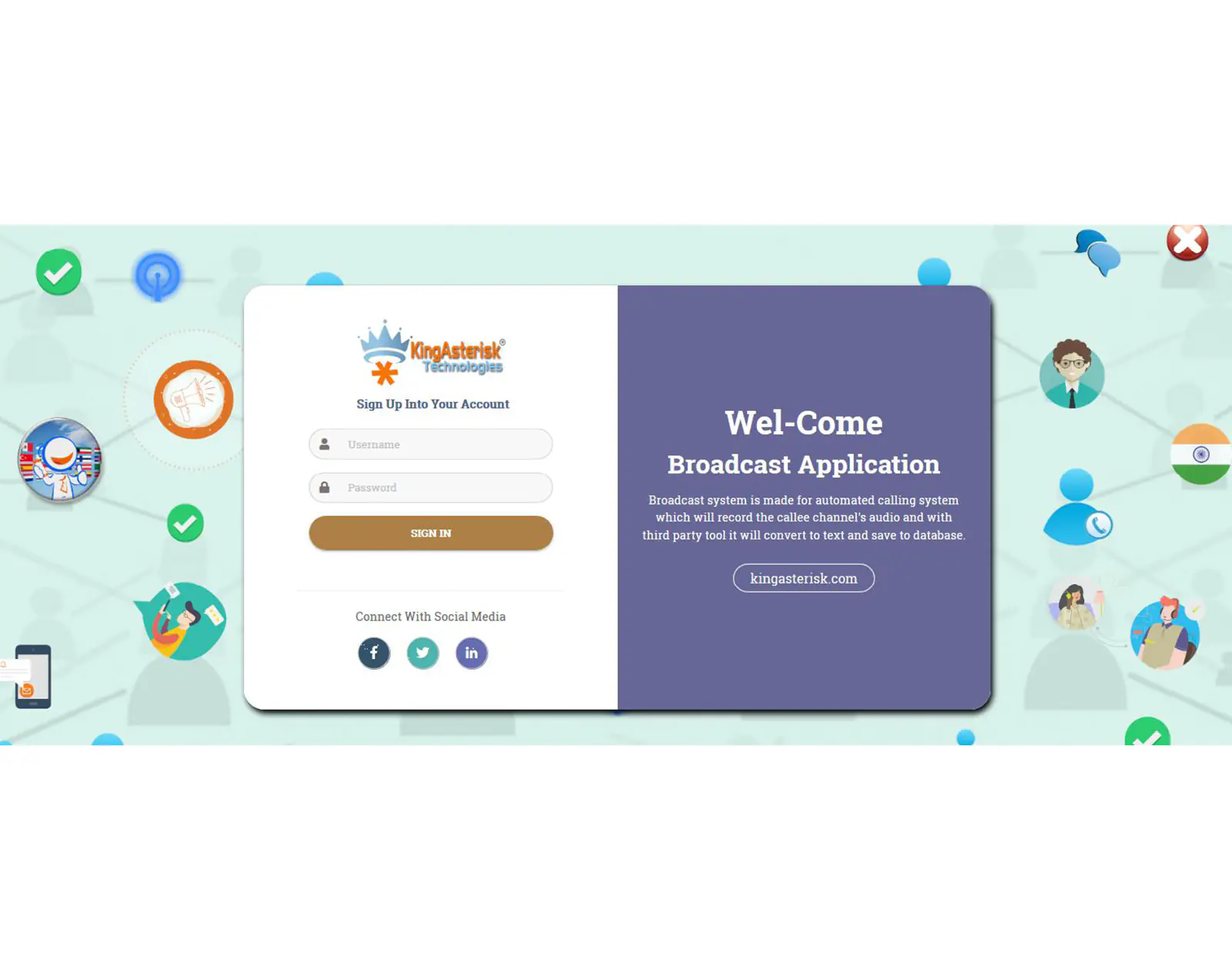 log_in page
