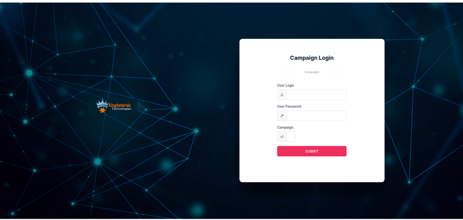 login page