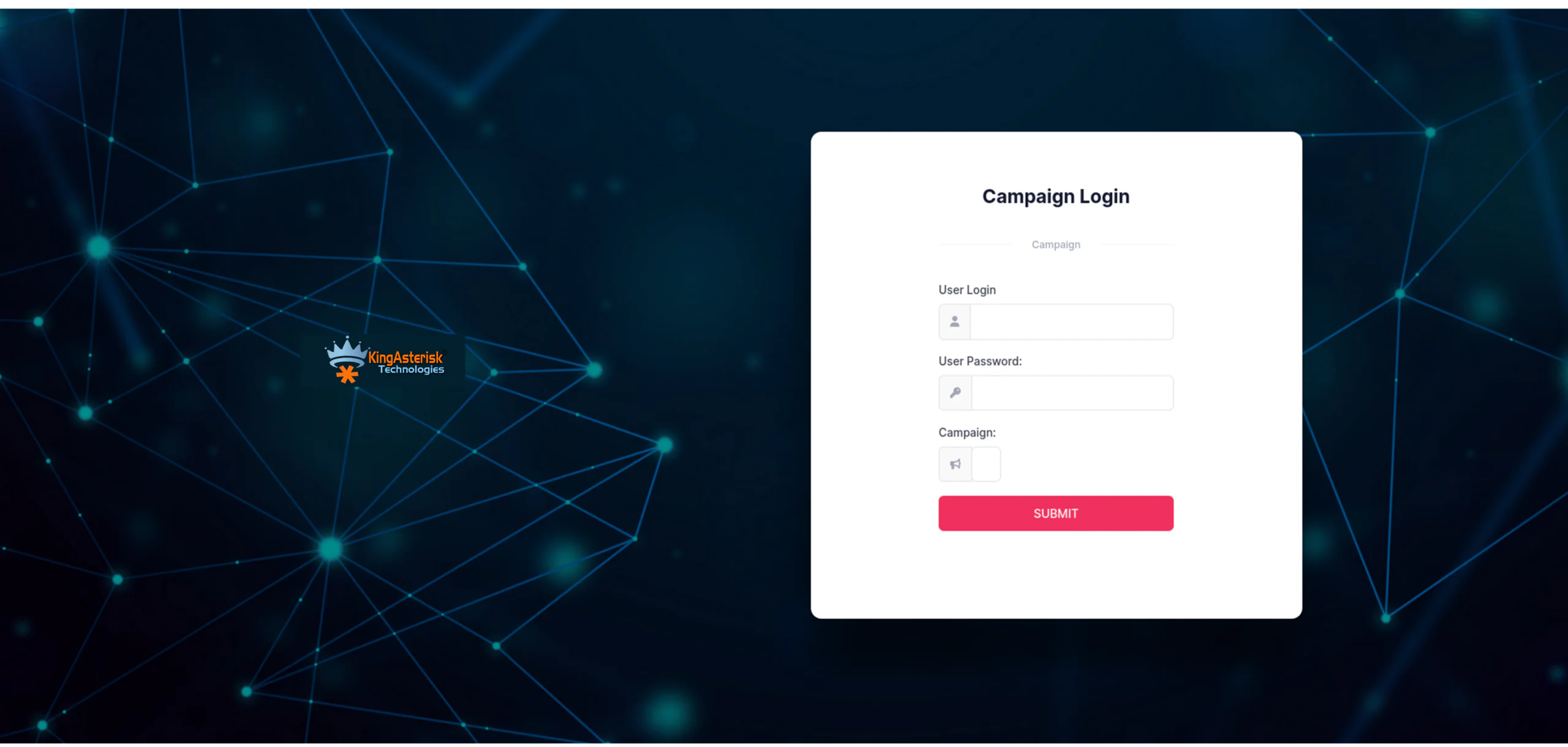 login page