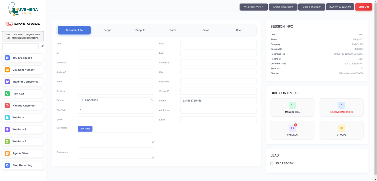 Agent Dashboard (Live Call) (2) 1